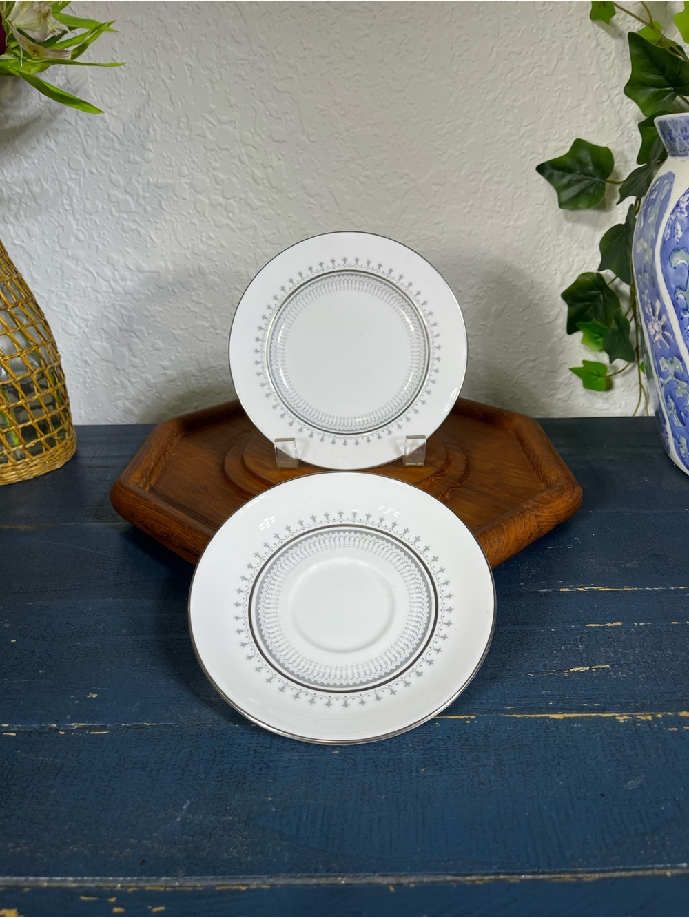 Vintage Spode Fine Bone China Replacement Pieces x 2